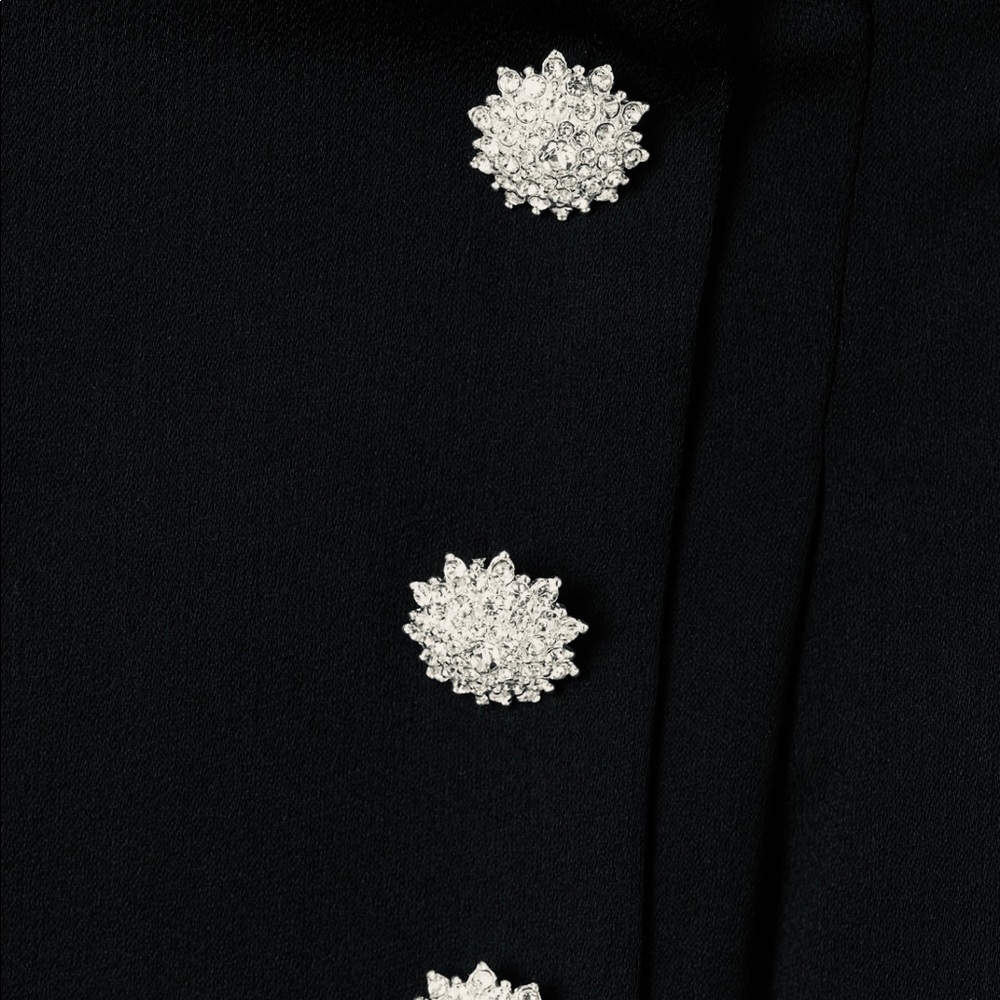 H&M Satin Skirt with Decorative Buttons - Picture 3 of 5
